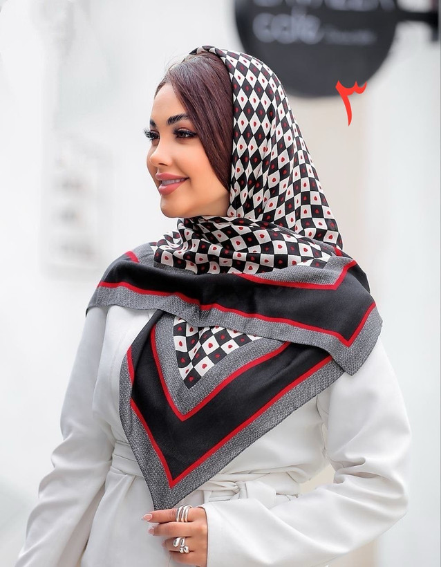 روسری نخی قواره ۱۰۰