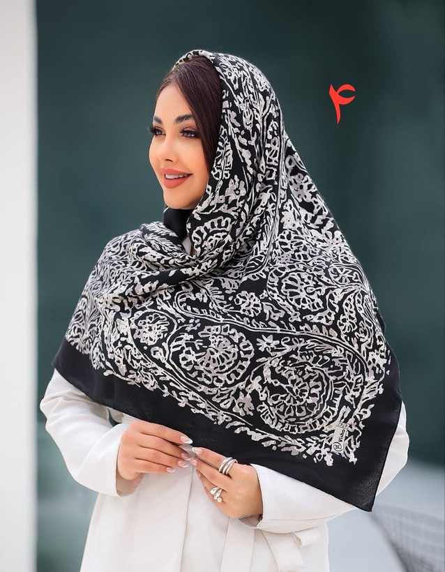 روسری نخی قواره ۱۰۰