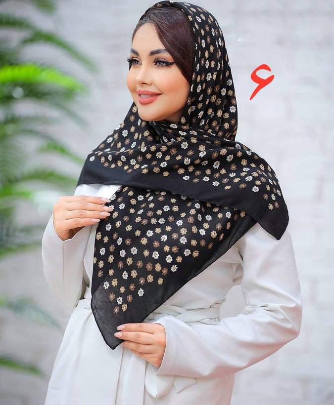روسری نخی گلریز قواره ۱۰۰
