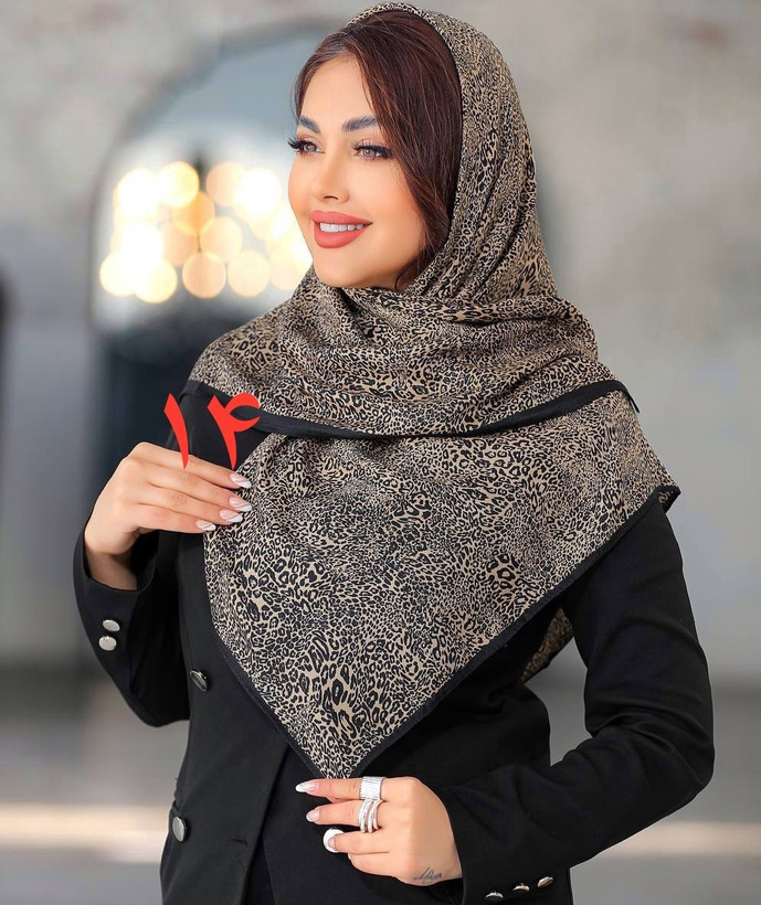 روسری نخی قواره کوتاه
