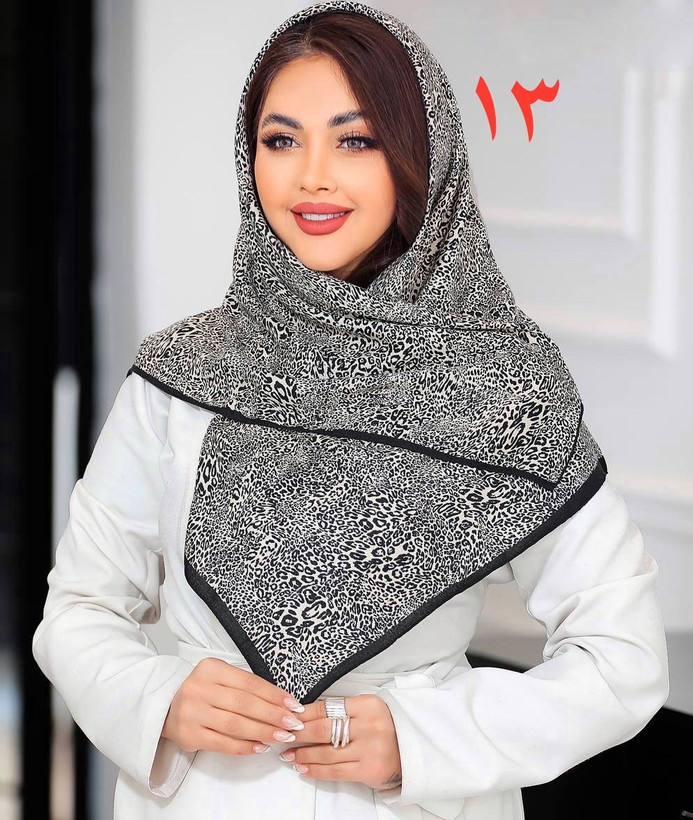 روسری نخی قواره کوتاه