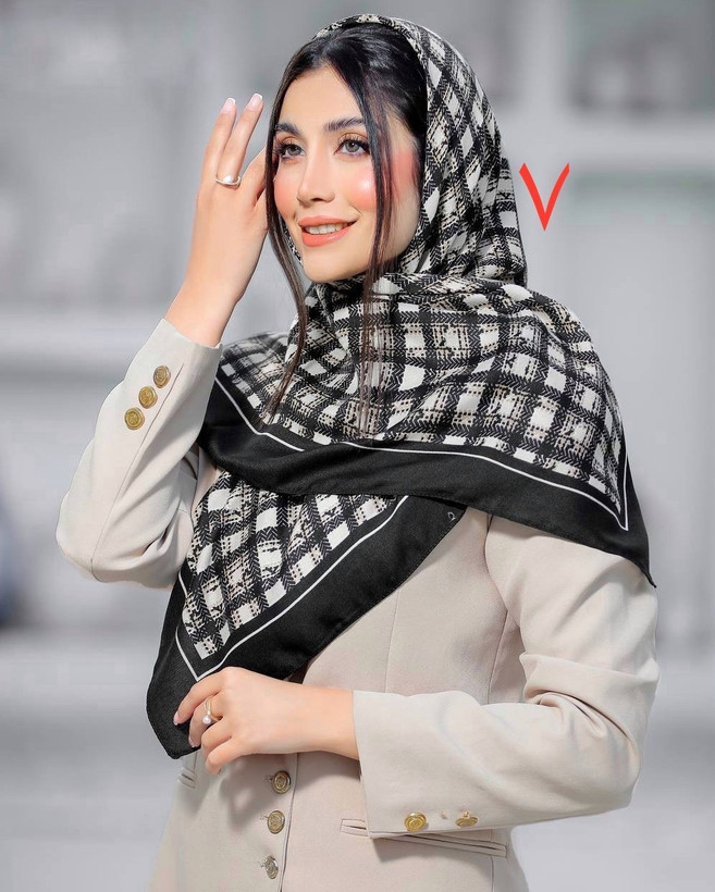روسری نخی قواره ۱۰۰