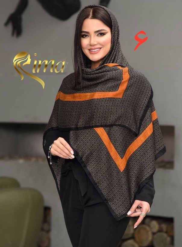 روسری نخی دست دوز جیوان جی قواره ۱۲۰