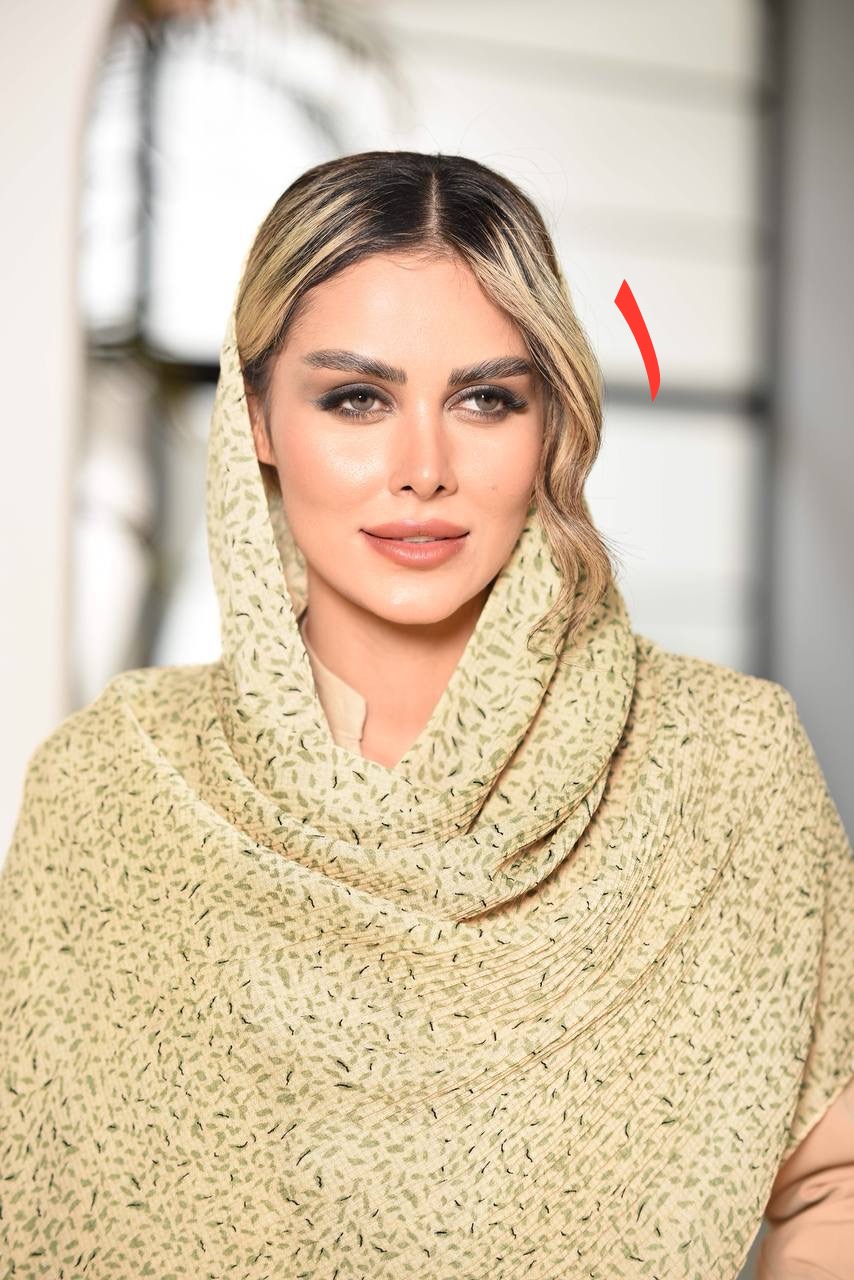 شال پلیسه نخی کریشه منگوله دار