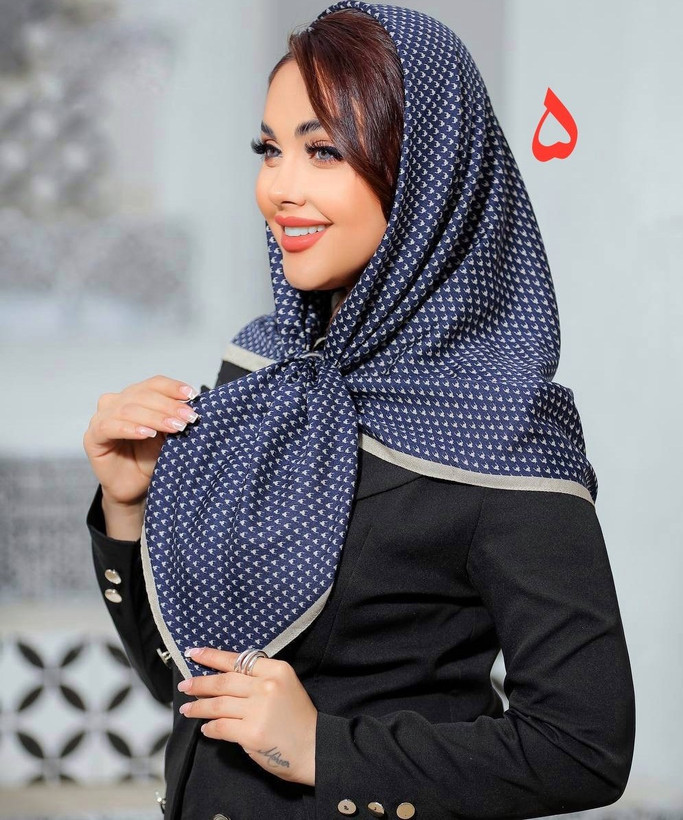 روسری نخی قواره ۱۰۰