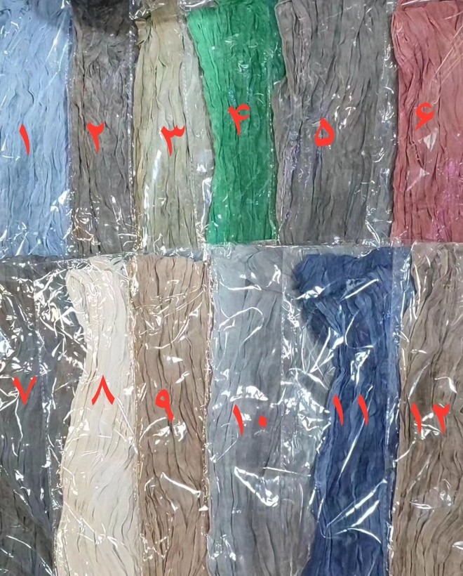 شال نخ چروک وارداتی سبک و خنک