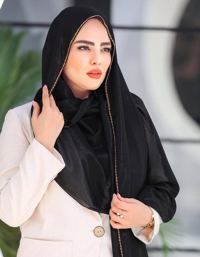 شال کوپرا لبه جواهردوزی