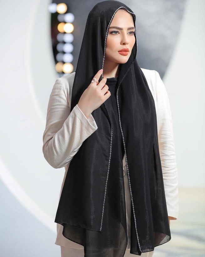 شال کوپرا لبه جواهردوزی