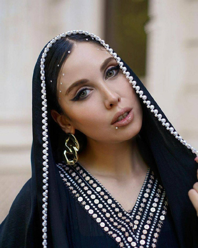 شال کوپرا لبه مروارید