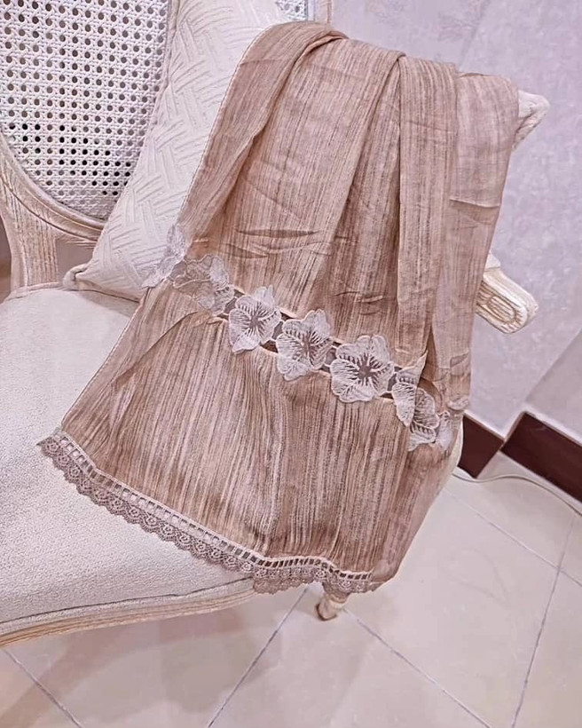 شال مجلسی وارداتی دسته گل برجسته