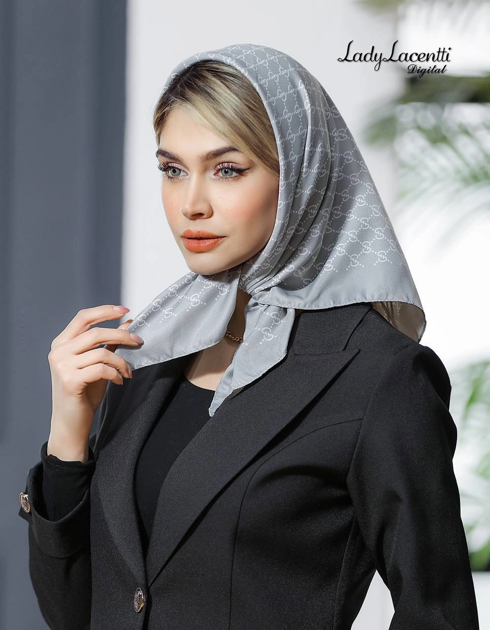 مینی اسکارف ابریشم توییل