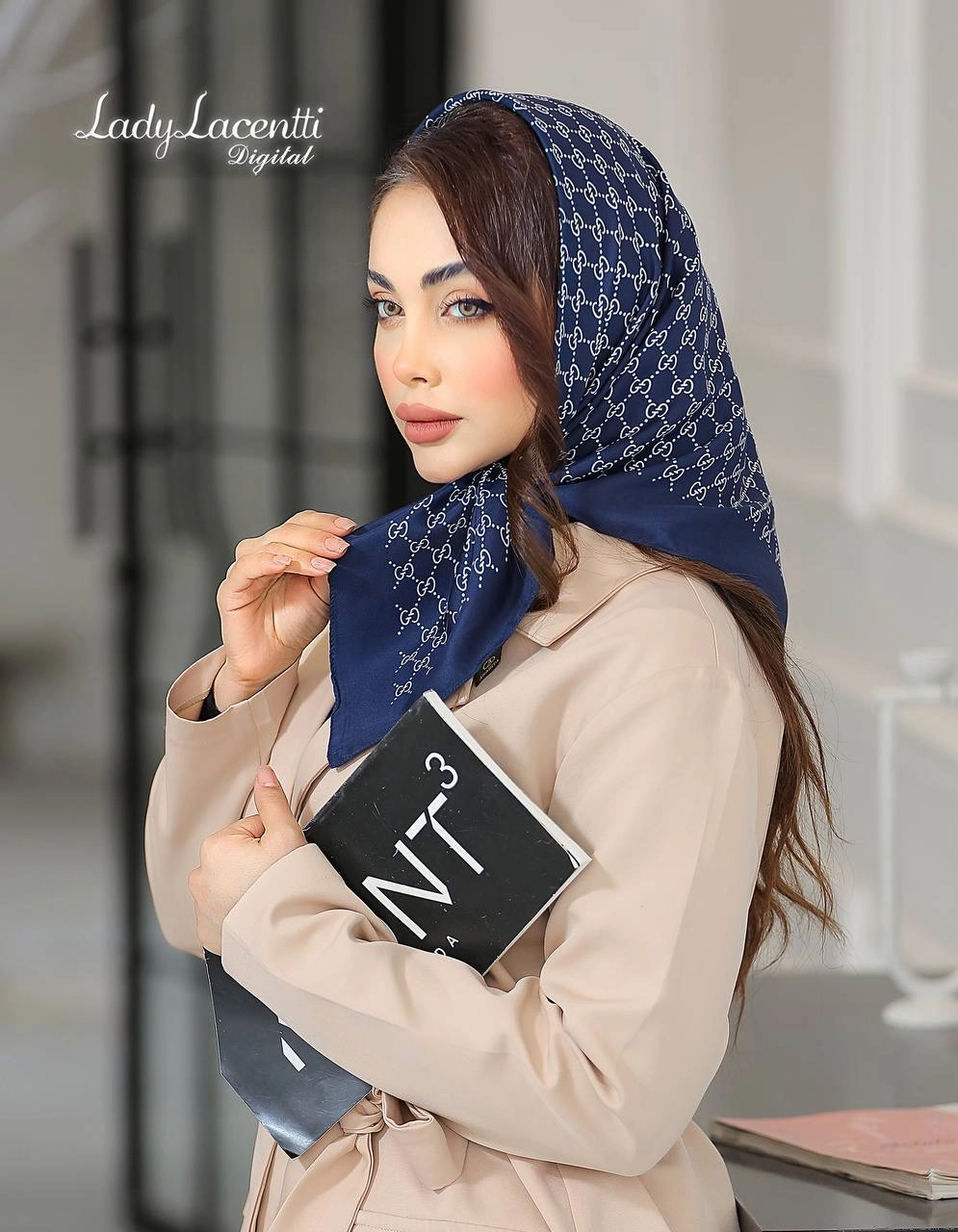 مینی اسکارف ابریشم توییل