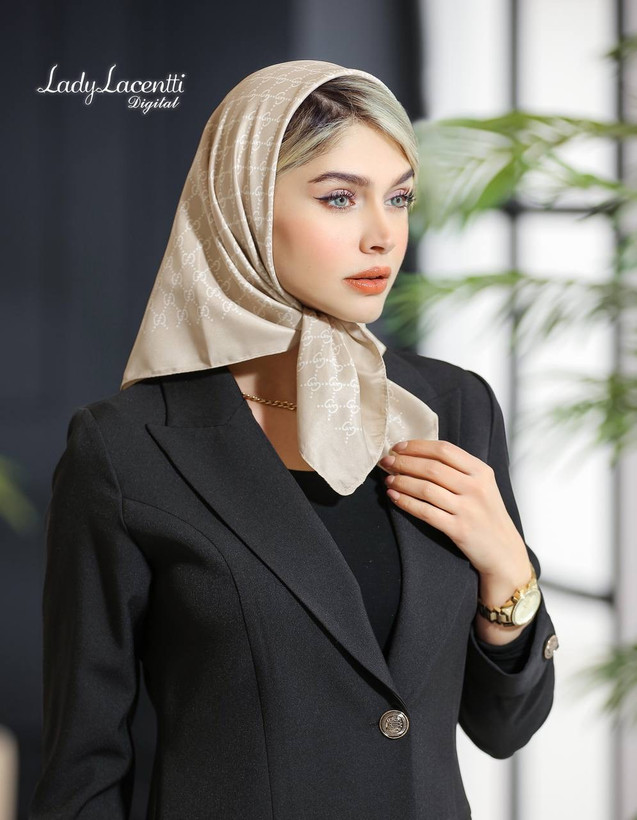 مینی اسکارف ابریشم توییل