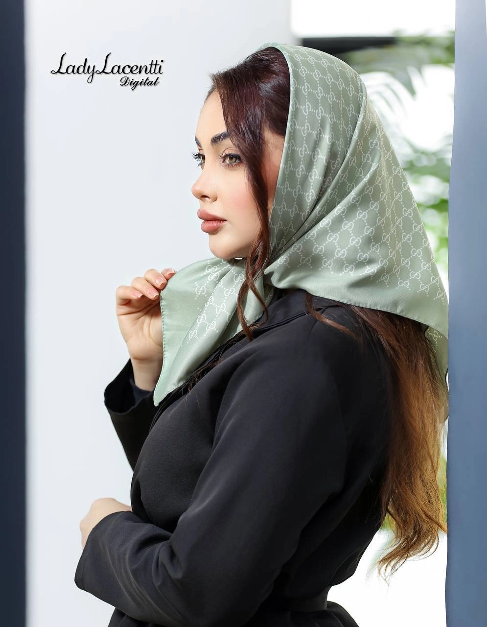 مینی اسکارف ابریشم توییل
