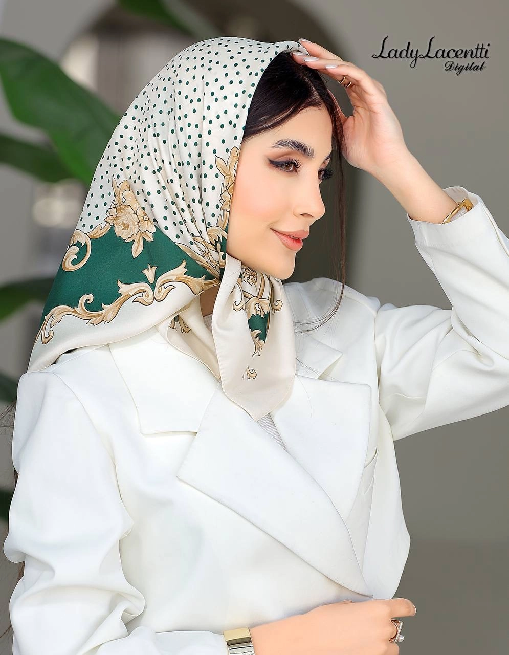 مینی اسکارف ابریشم توییل