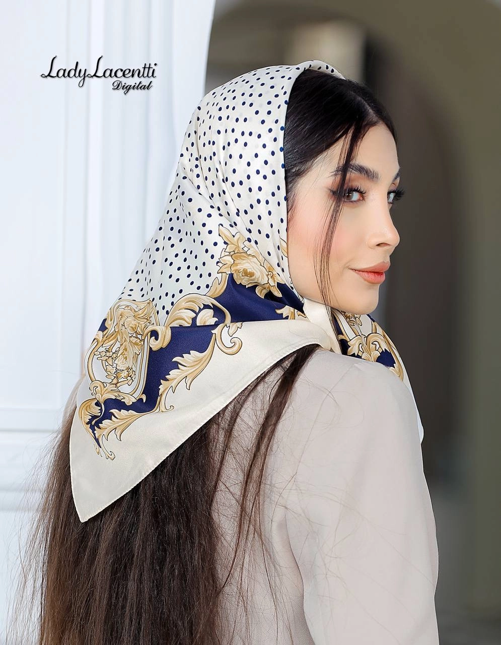مینی اسکارف ابریشم توییل