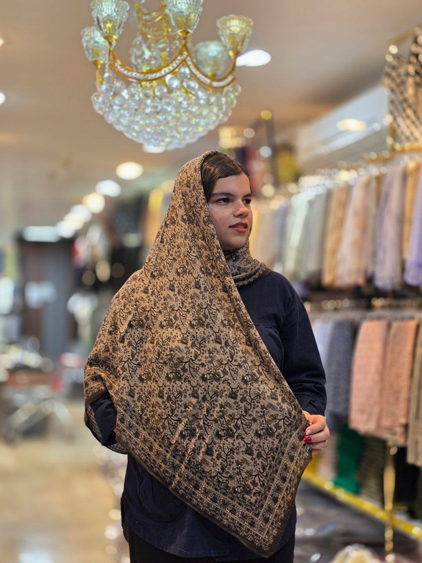روسری نخی پاییزه قواره ۱۱۰ اعلا