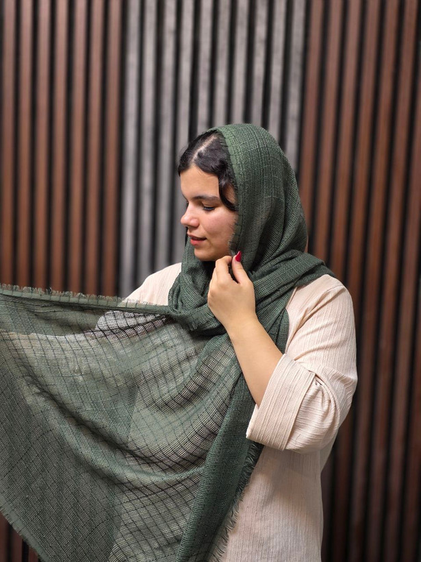شال نخی حصیری لب ریش