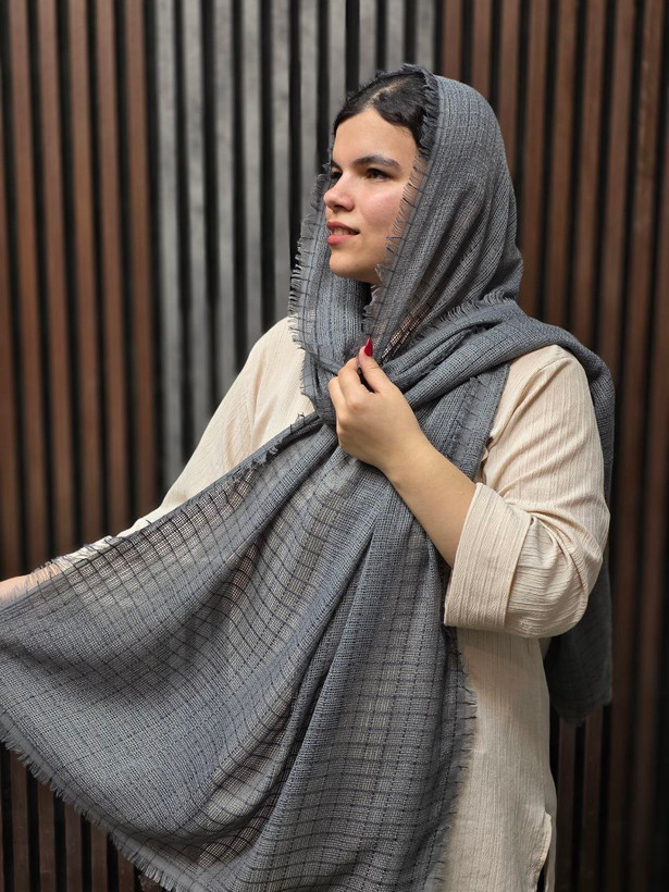 شال نخی حصیری لب ریش