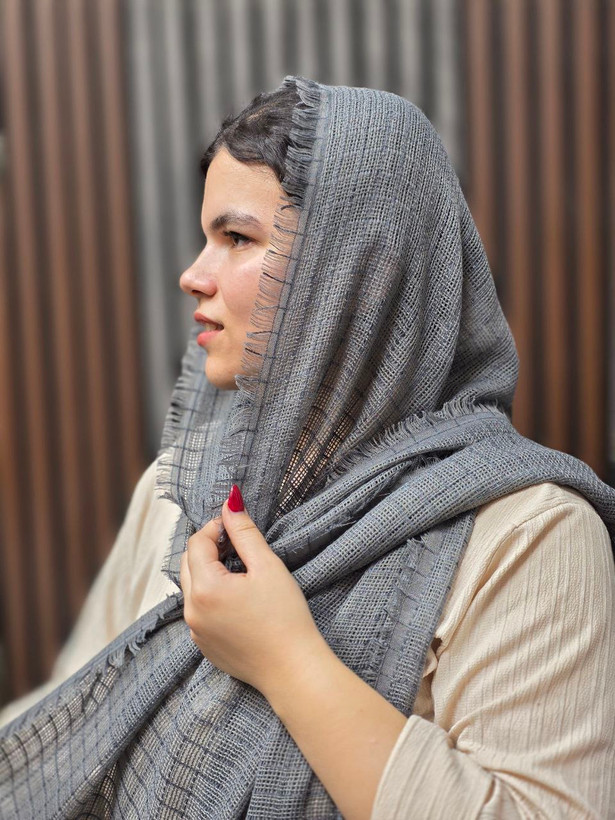 شال نخی حصیری لب ریش