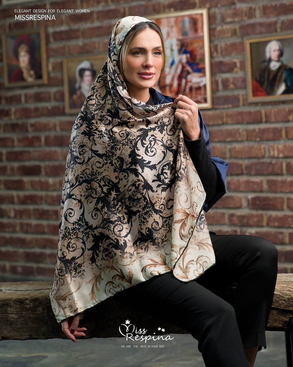 روسری ابریشم مامی دست دوز وارداتی قواره ۱۰۰ با تنوع خیلی زیاد